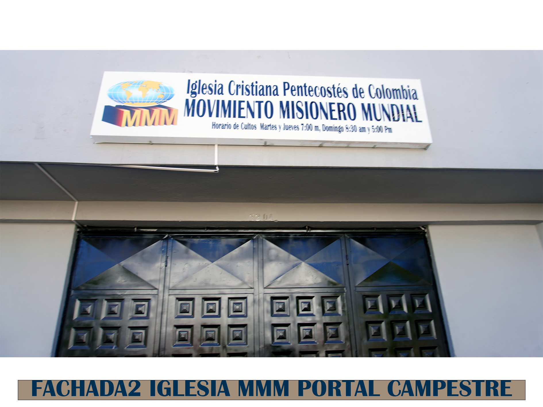 Vista lateral Iglesia MMM Portal Campestre