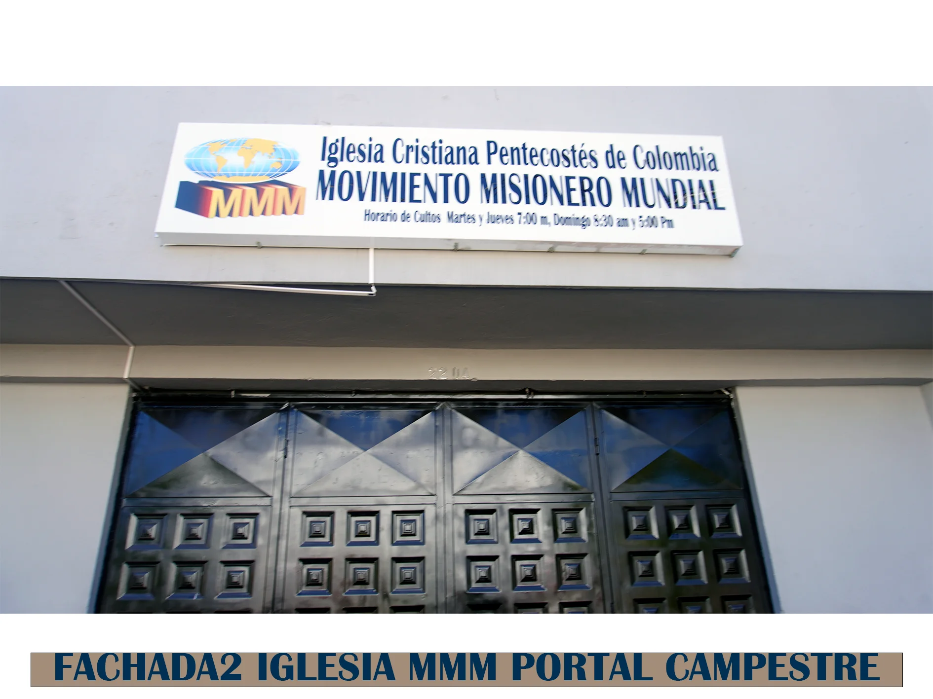 Vista lateral Iglesia MMM Portal Campestre